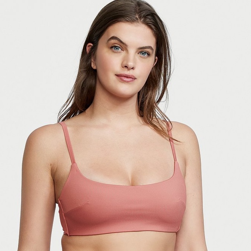 Pink Ribbed Bikini Set from Victorias Secret - Picture 2 of 3